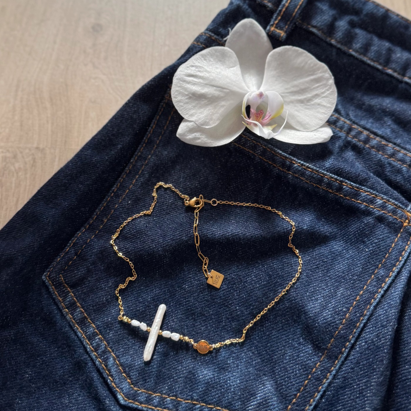 •Pearls Cross• view 2